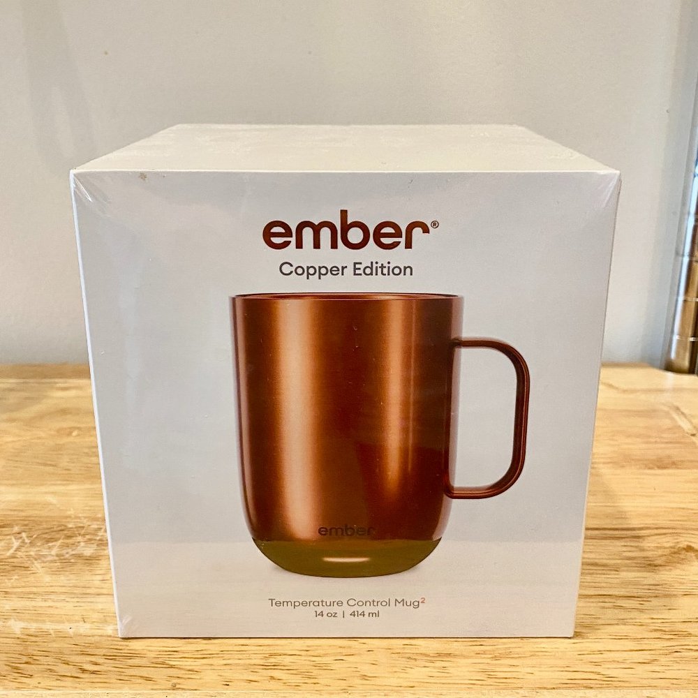 NIB Ember - Temperature Control Smart Mug² - 14 oz - Copper